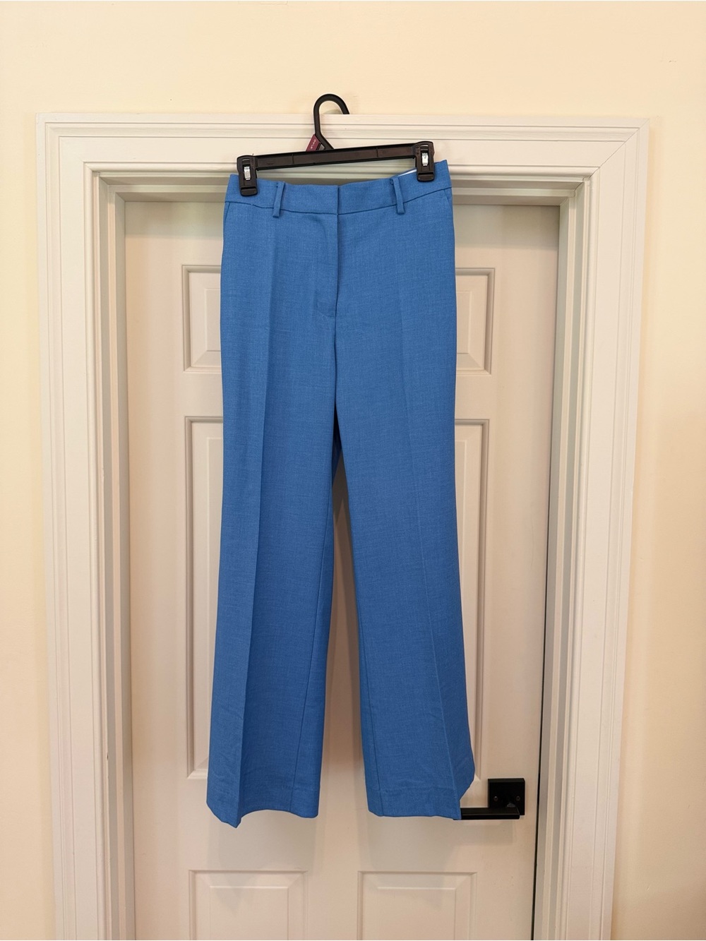 Ann Taylor Bright Blue Wide-Leg Trousers